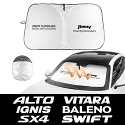Car Sunshade For Suzuki Jimny Swift Vitara Ignis Grand Vitara Alto Baleno Samurai S-Cross Celerio Ertiga Ciaz Equator Hustler