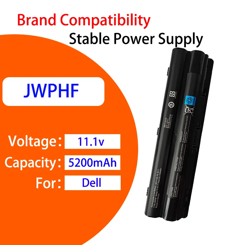 

Premium JWPHF Battery For Dell XPS 14 L502X L501X L701X L402X L401X 11.1V 5200mAh Rechargeable Replacement Laptop Battery
