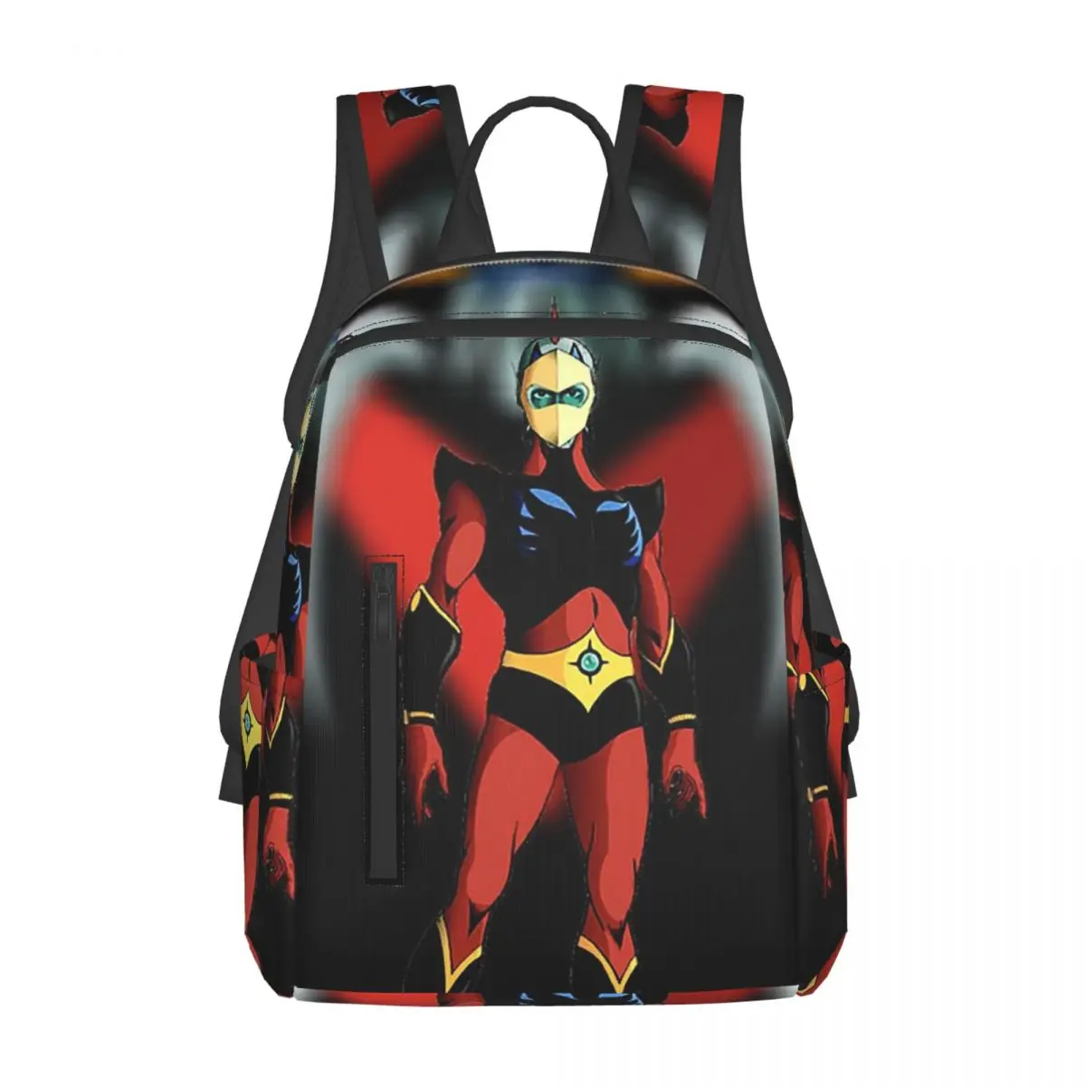 

Goldorak Grendizer Anime UFO Robot Goldrake Backpack Large Capacity Boys Girls BookBag School Bag Shoulder Bags for Men Women