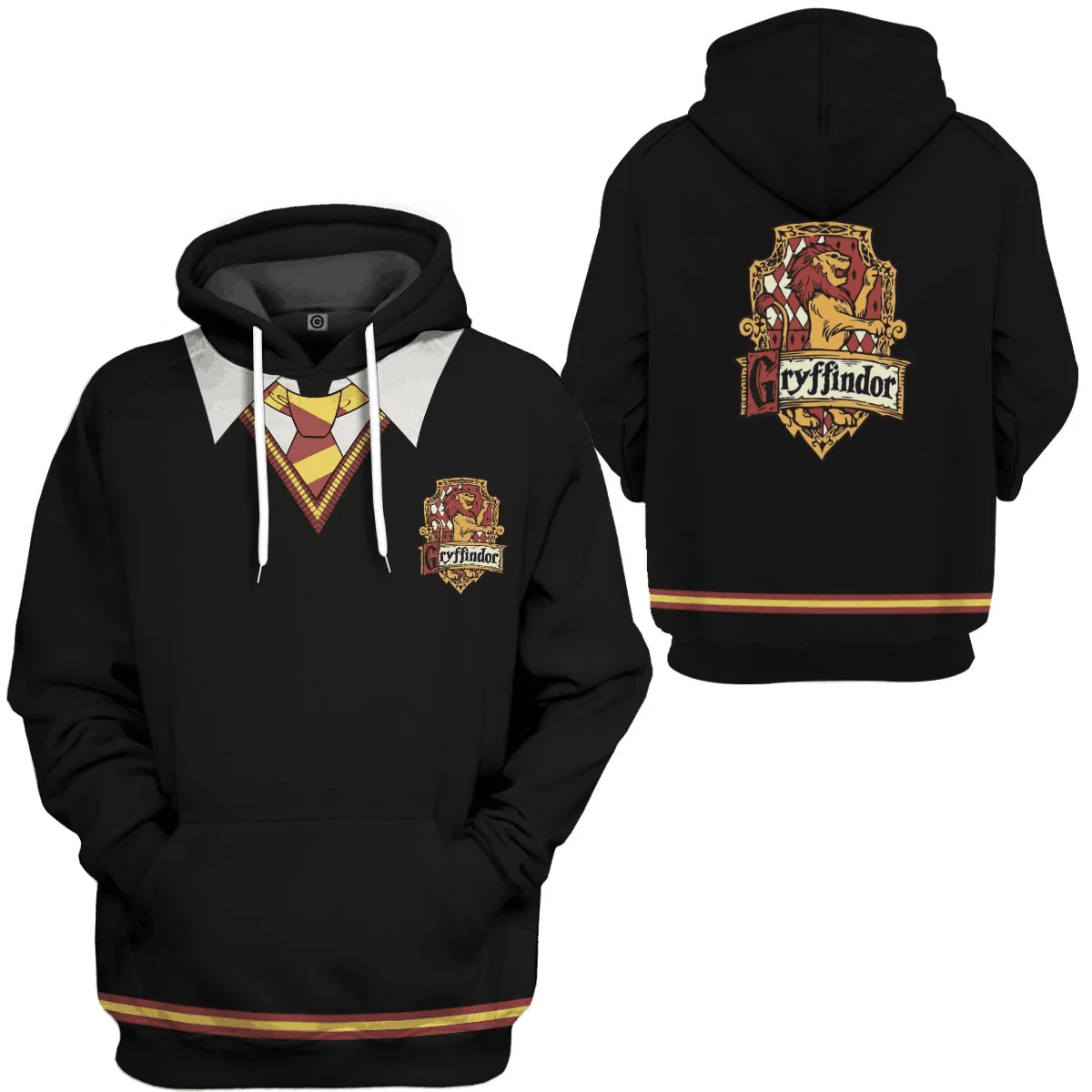 Harryy Potter 3D autumn and winter sweater cosplay anime Gryffindor Academy of Witchcraft and Wizardry casual hoodie sweater