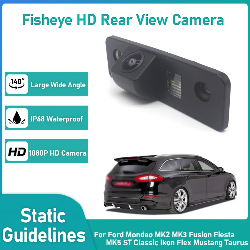 

HD CCD Waterproof Car Rear View Reverse Camera For Ford Mondeo MK2 MK3 Fusion Fiesta MK5 ST Classic Ikon Flex Mustang Taurus