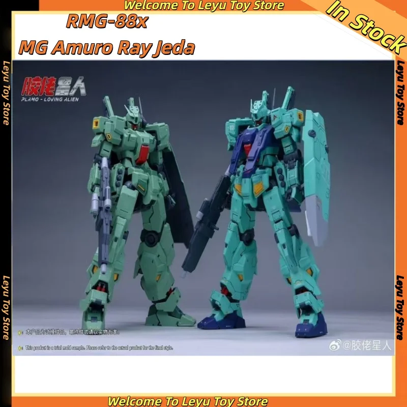 

Новый Plamo Loving Alien 1/100 MG Jeda Jeddah Amuro Ray в сборе, комплект моделей, пластиковый скелет, фигурка робота, фигурка, модель игрушки