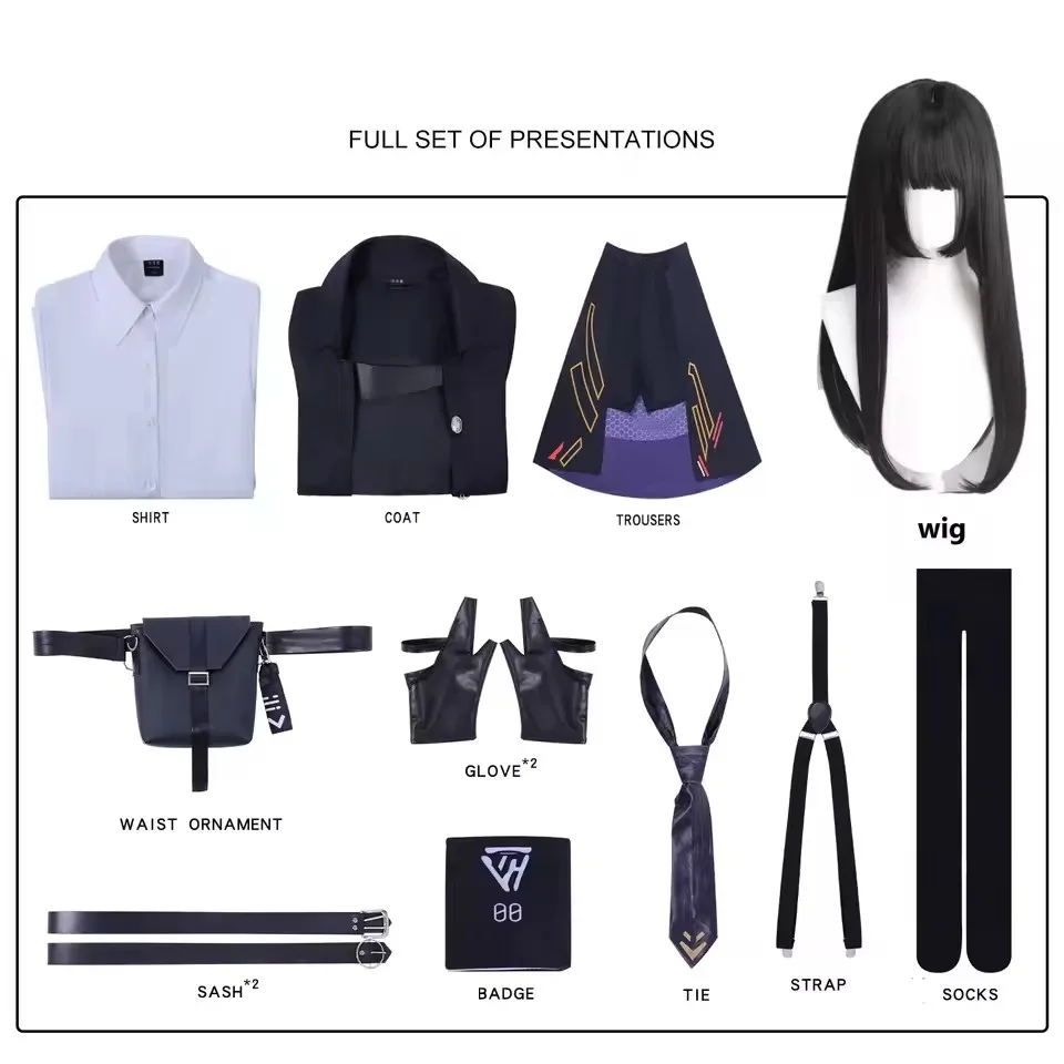 متوفر في المخزون Game Love And DeepSpace Player Cosplay Mc الزي زي القتال هنتر بدلة موحدة لحفلات الهالوين للزوجين للمرأة