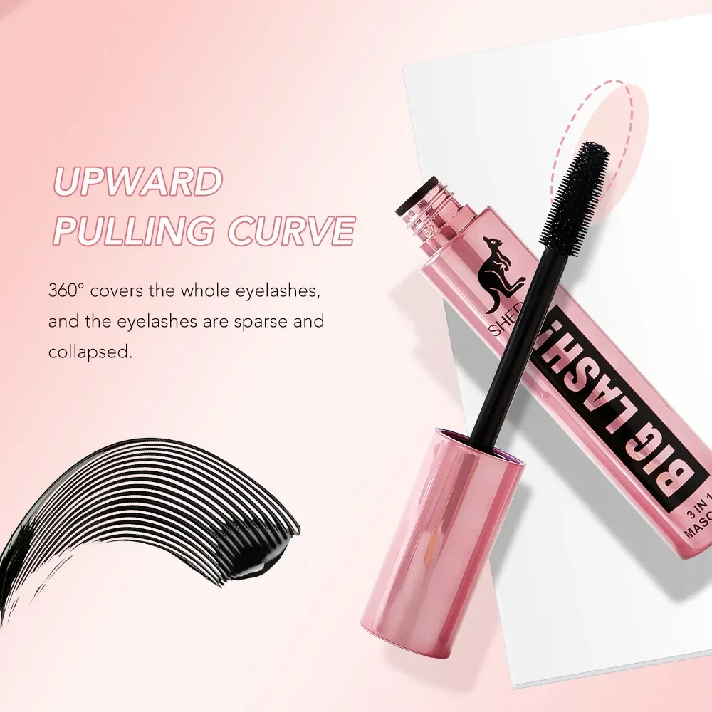 Shedoes Mascara imperméable Dense allongeant naturel bouclé noir Mascara hydrater durable pas de décoloration nouvelles offres spéciales Mascara 10 ml