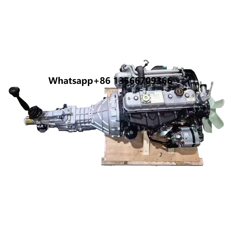 New 2.8 Complete 4JB1 4JB1T Engine with Gearbox for Camion Pickup Jeep Truck Engine Transmission Assembly
