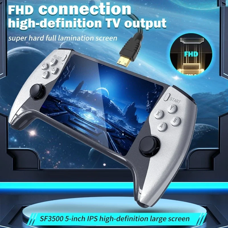 SF3500 Retro Portable Handheld Video Game Console, Pocket Game Player for Gaming Lovers