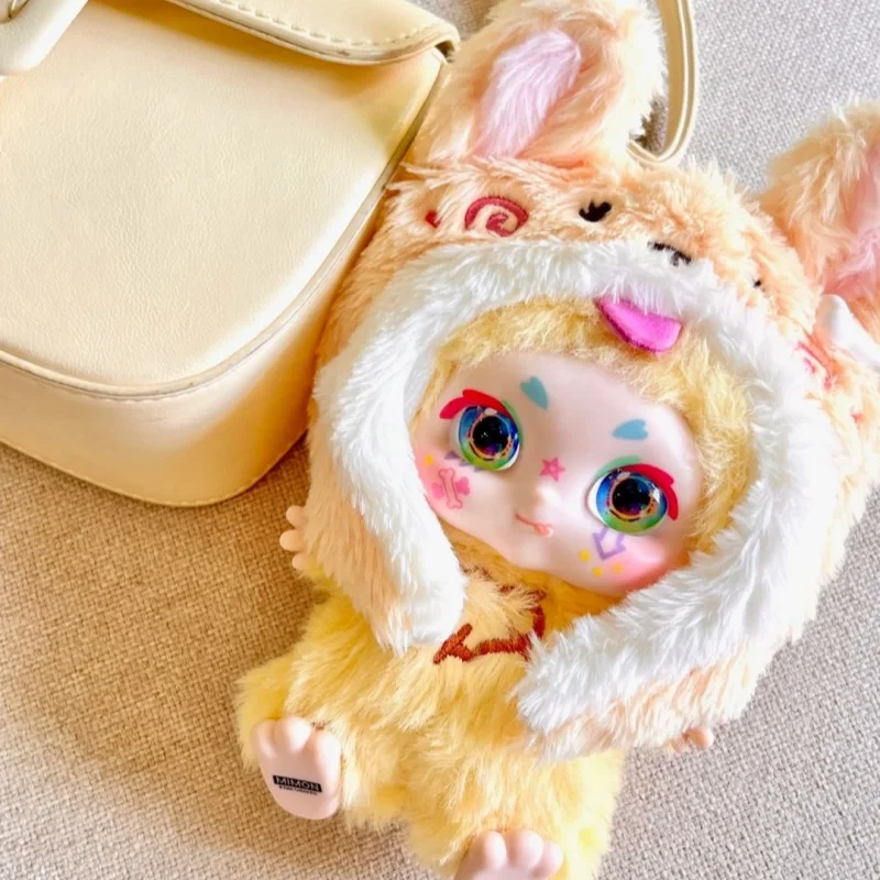 ของแท้ Kimmon Over The Moon Series ตุ๊กตากล่องตาบอดน่ารักรูปตุ๊กตา Mystery กล่องอินเทรนด์ของเล่นกระเป๋าจี้ตกแต่งคอลเลกชันของขวัญ