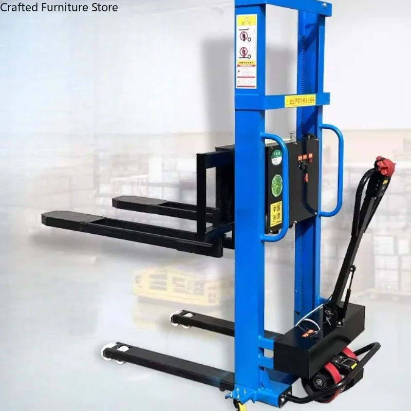 Portable Electric Forklift Truck Small-scale Handling Forklift Truck Equipment Commercial Furniture Carrello Elevatore ZY60CC