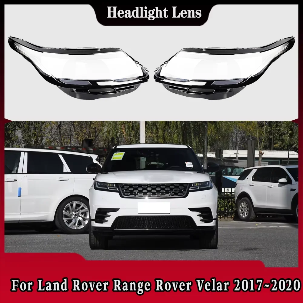 

For Land Rover Range Rover Velar 2017 2018 2019 2020 Headlamp Cover Headlight Shell Lens Plexiglass Transparent Lampshade