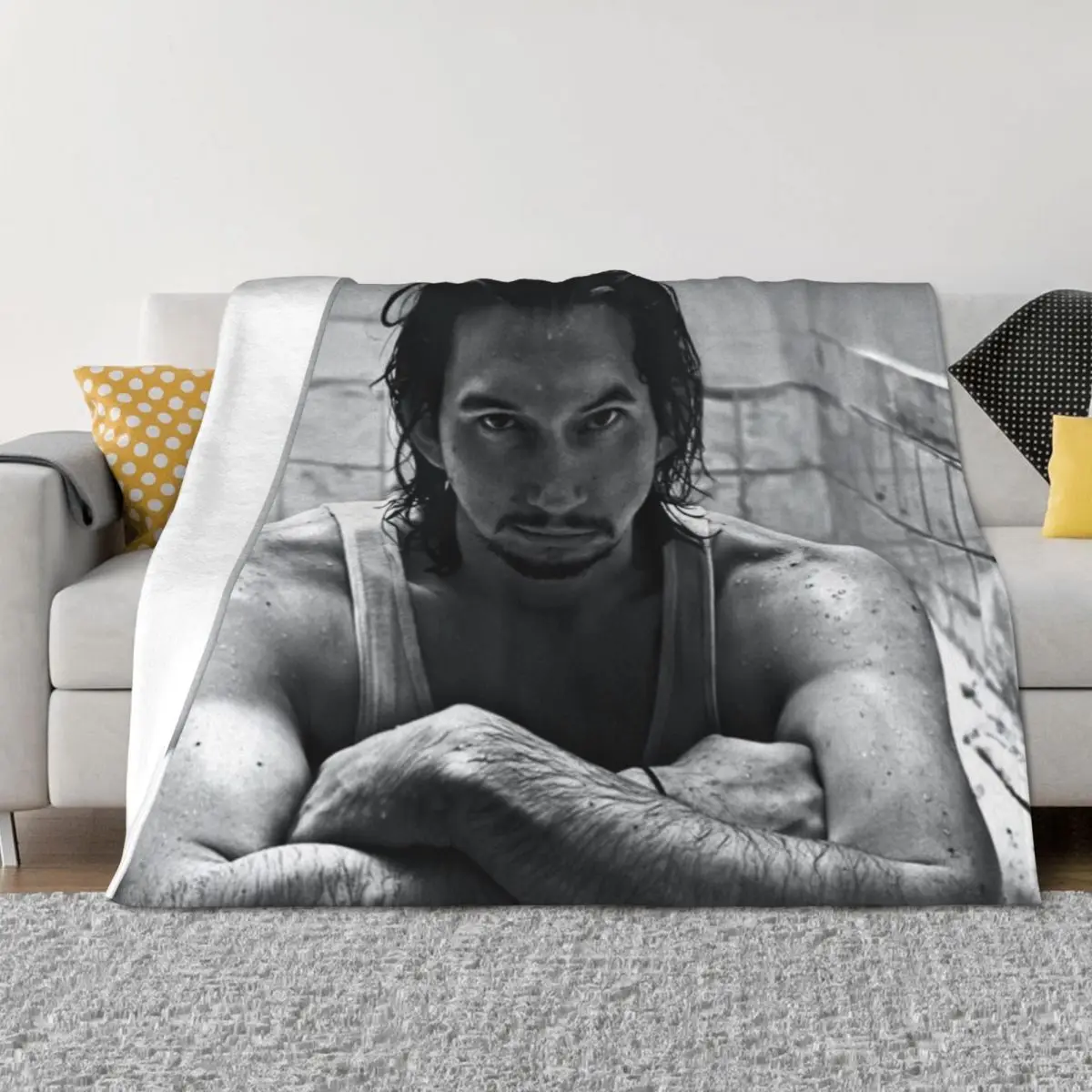

Adam Driver Throw Blanket Bed linens Sofa Quilt Blankets For Baby Designers Blankets