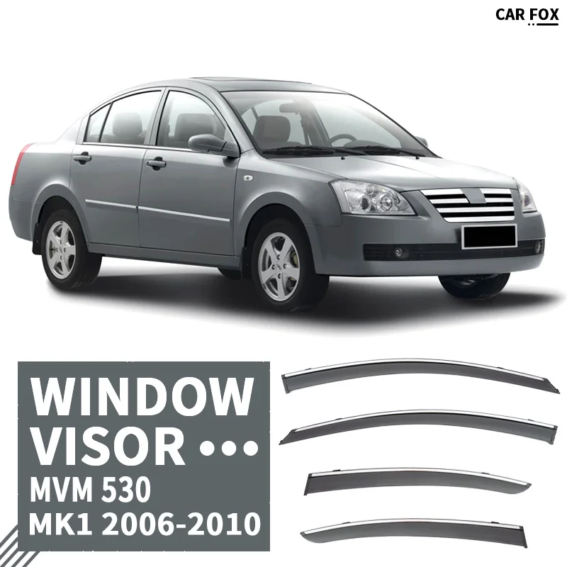 

For MVM 530 2006-2010 Plastic Window Visor Vent Shades Sun Rain Deflector Guard 4PCS/SE For MVM 530 2006-2010