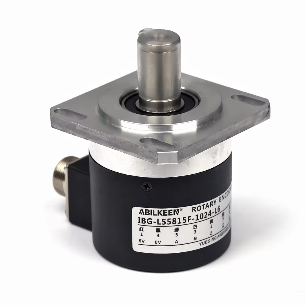 ABILKEEN GLS5815F 15MM CNC Lathe Threaded Spindle Rotary Encoder 100~5000PPR Custom Machine Tool Specific Photoelectric Encoder