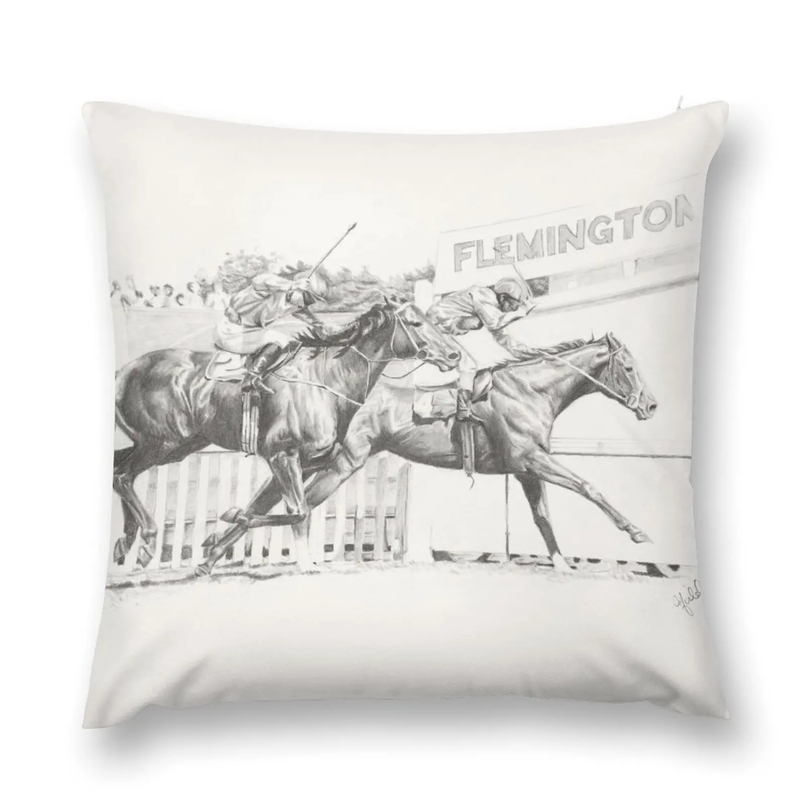 

Melbourne Cup Throw Pillow Cushions Pillow Case Christmas pillow