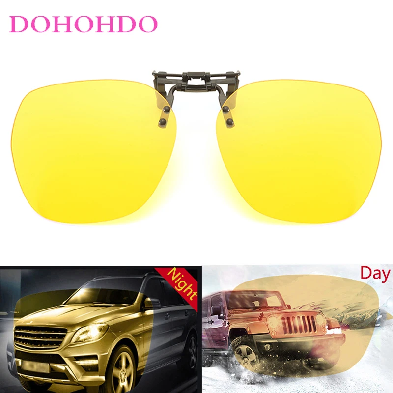 

Classic Sports Cycling Polarized Sunglass Women Retro Night Vision Clip-On Sunglasses Men Driving Anti-Glare Goggles Очки UV400