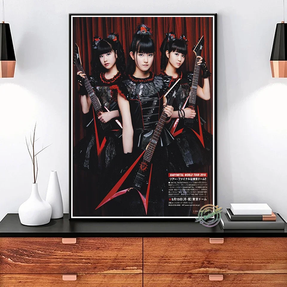 Babymetal Poster Japanese Idol Group Canvas Paintings Wall Art Prints Picture For Modern Room Home Decoration Gift