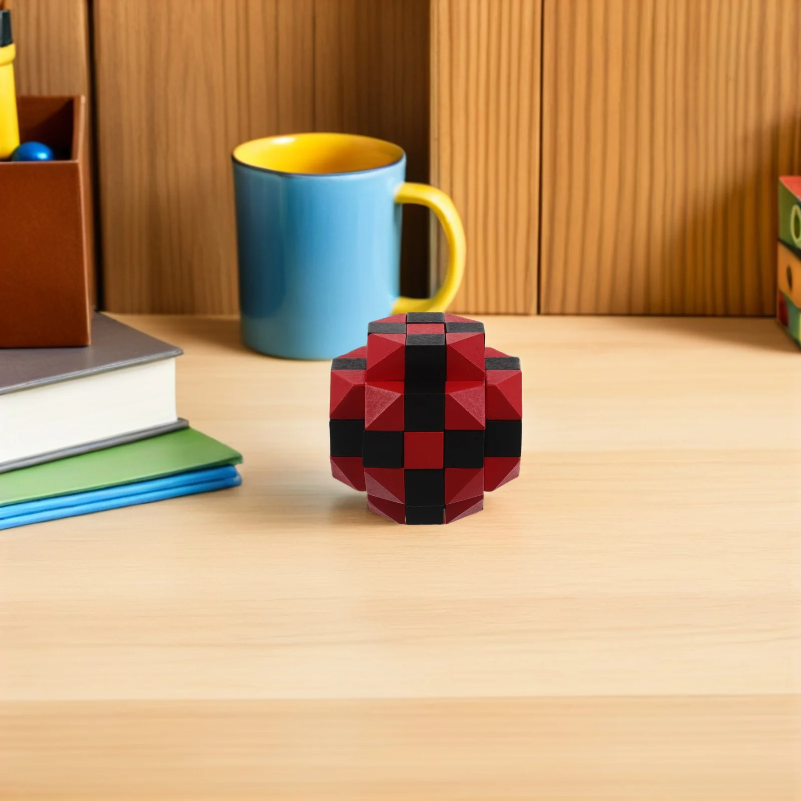 3D houten hersenkraker puzzelkubus, oud Chinees slotontwerp, logicaspel, Montessori educatieve puzzel voor volwassenen