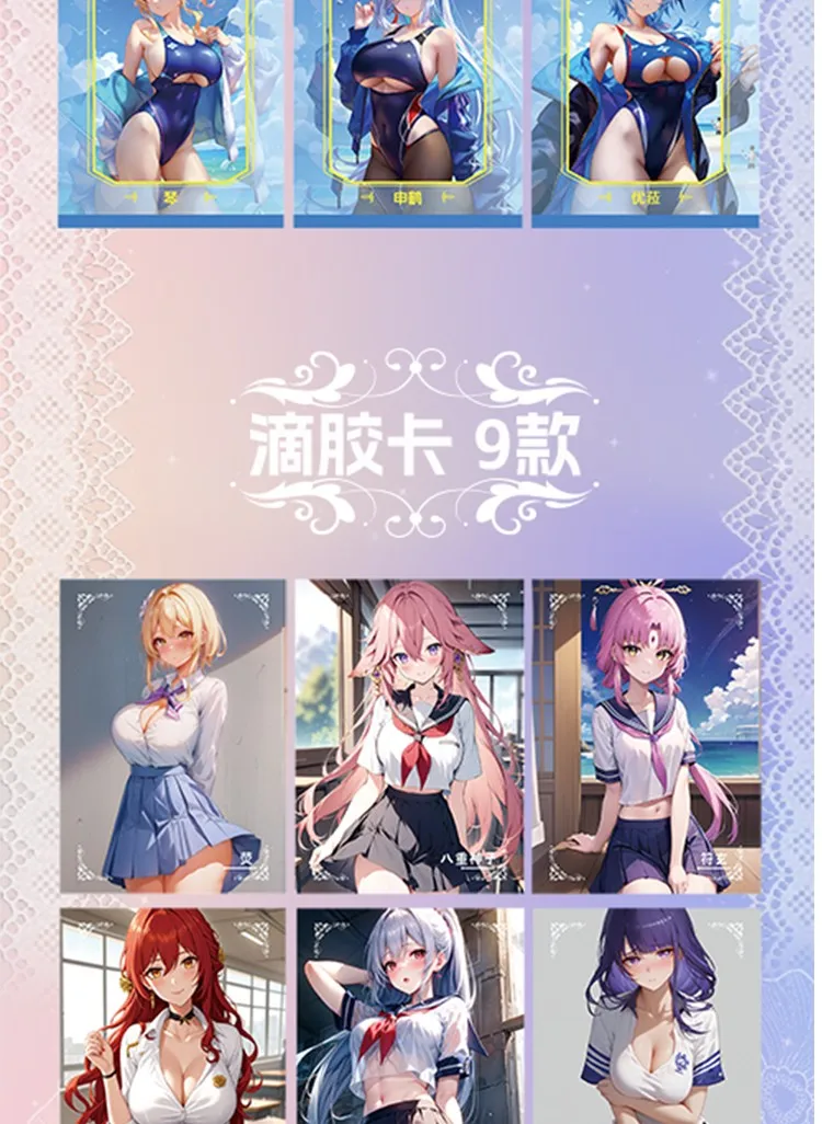 New Waifu Stunning Girl Goddess Story Cards Anime Girls Swimsuit Bikini Feast Booster Box Children Game Toys And Hobbies Gift