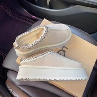 2026 New Winter Women's Short Plush Flats Snow Boots Warm Suede Thick-soled Shoes Women's Chelsea Boots Large Size Botas Mujer