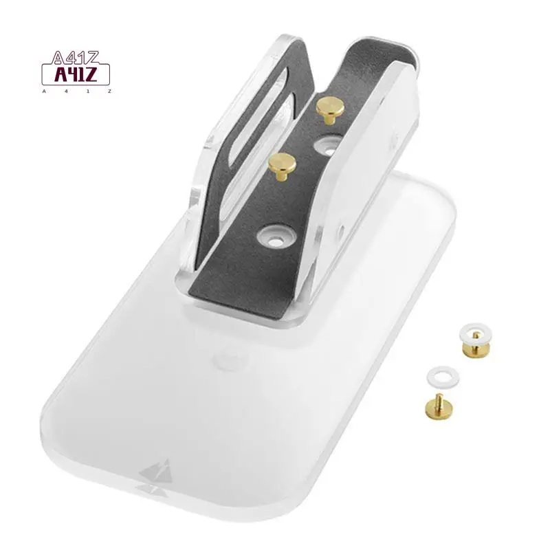 A41Z-Acrylic Bracket For Mac Mini 2023 M2 Chip Wall Mounted Holder Desktop Stand For Mac Mini 2010-2020 M1
