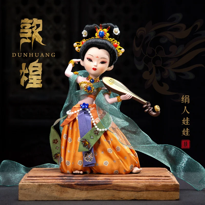 LAB Chinese style gifts Dunhuang flying silk man four beautiful women doll ornament characteristic handicrafts go abroad to send