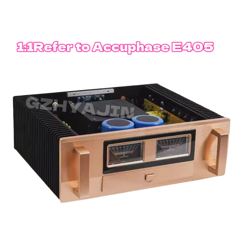 New 1:1 Replica Attention E-405 Class AB 300W High power Amplifier Home Hifi Fever grade Pure Power Amplifier, MJL21193/MJL21194