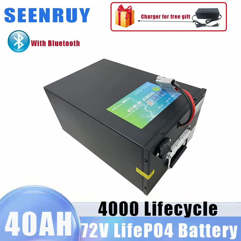 

Deep Cycle Lithium Battery Pack 70V 40AH LifePO4 Battery For E Balance Car