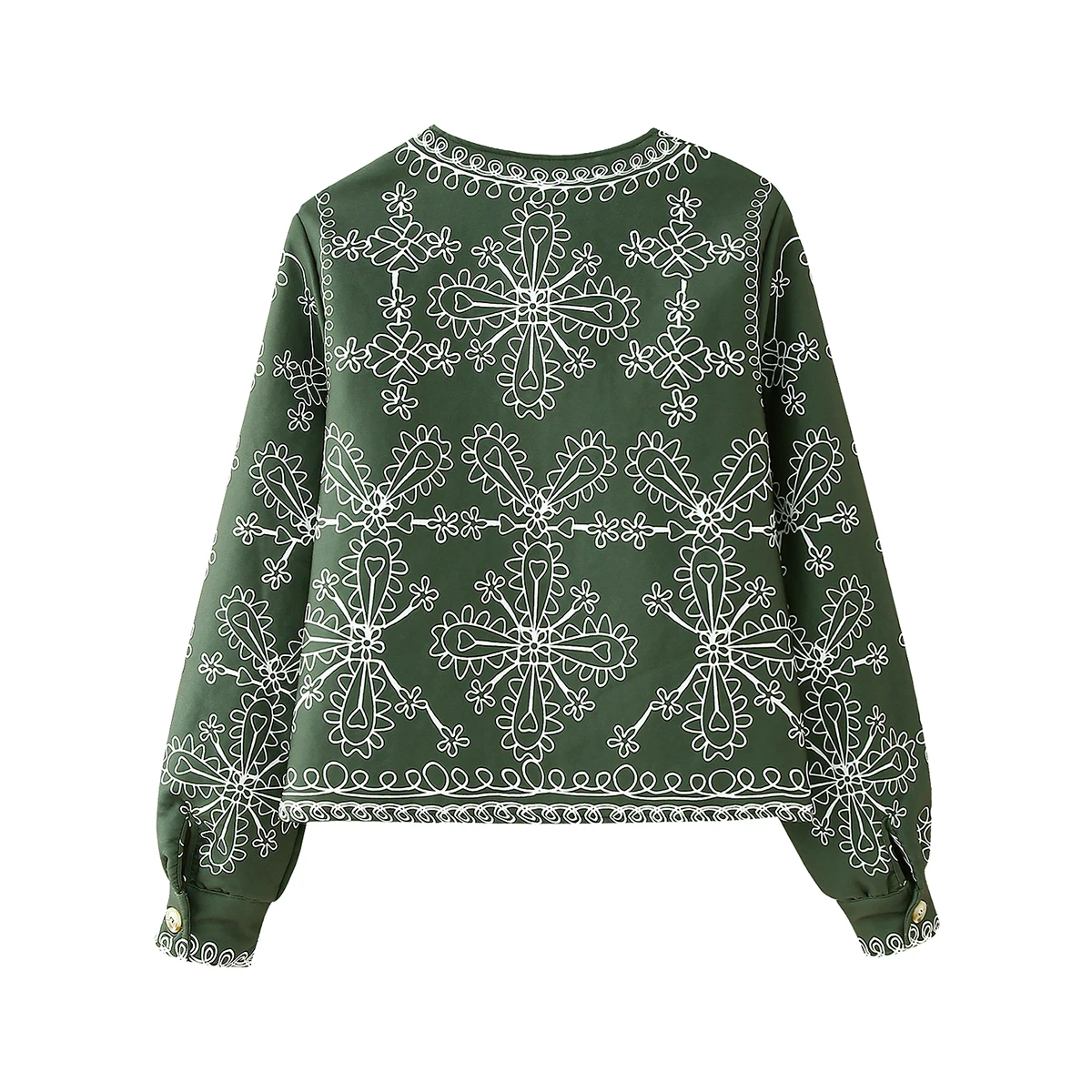 

Осенняя новая женская одежда в европейском и американском стиле, дизайнерская модная универсальная хлопковая куртка с принтом в повседневном стиле