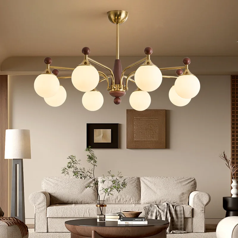 

Medieval chandelier living room main light 2025 new French cream style dining room bedroom retro whole house living room chandel