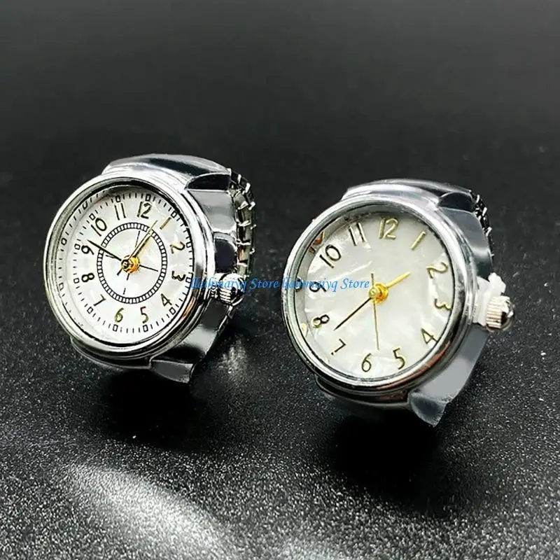 573B Analog Ring Watch with Round for Daily Styling and Quick Time Checks