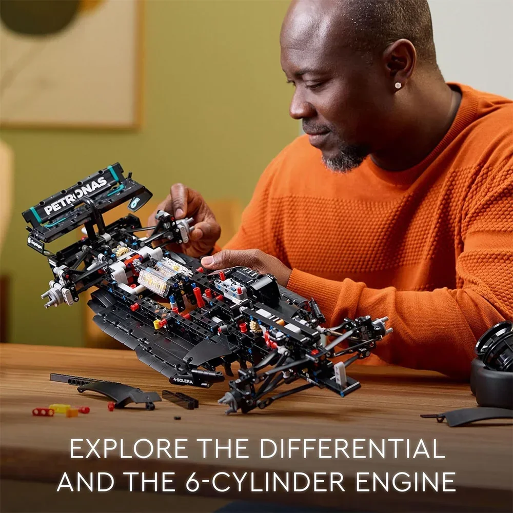 مجموعات مكعبات بناء معادلة الأداء لسباق السيارات 42171 متوافقة مع جزيئات ليغو مناسبة لهدايا عيد الميلاد 1642 قطعة