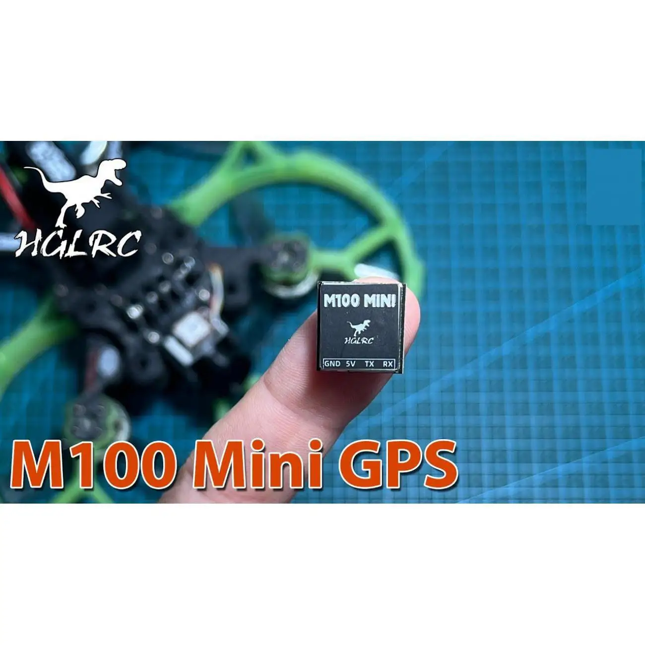 HGLRC M100 MINI GPS Module Built-in Ceramic Antenna for RC Airplane FPV Freestyle Long Range Drones DIY Parts