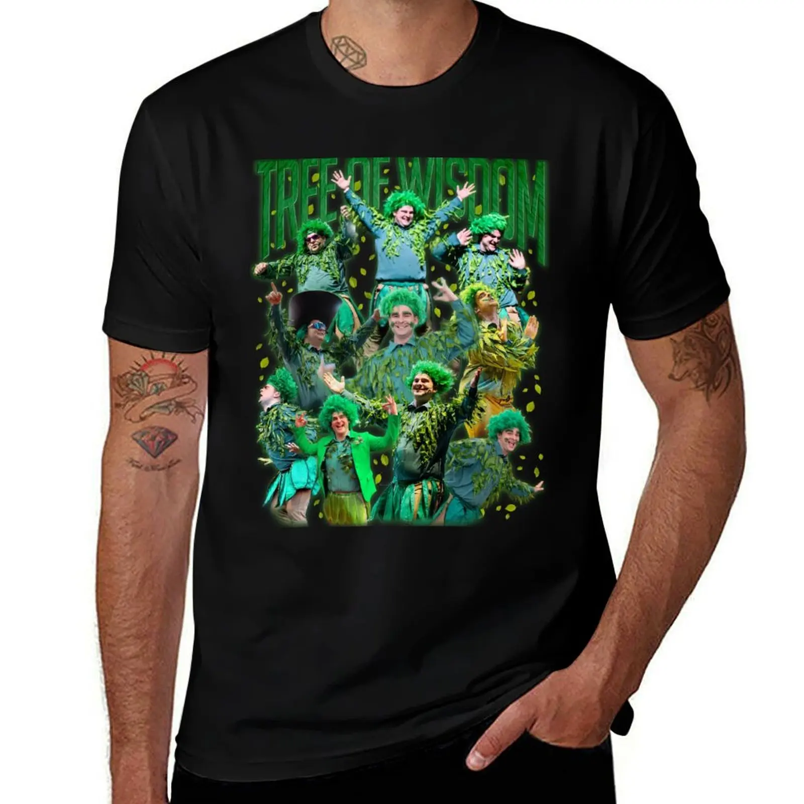 

Tree of Wisdom T-Shirt Plus Size Summer Casual T-Shirt