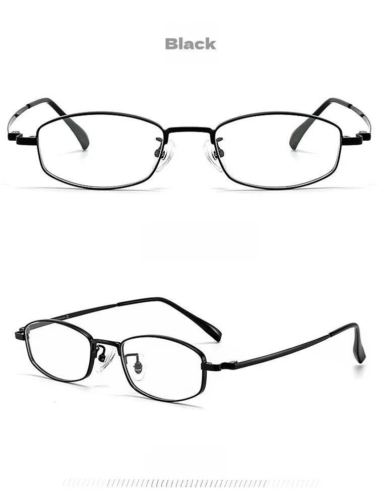 Ultraleichte Titan kleine Rahmen hochwertige Männer und Frauen Brille Rahmen Licht Luxus optische Brille Rahmen g2449 – Detail 8