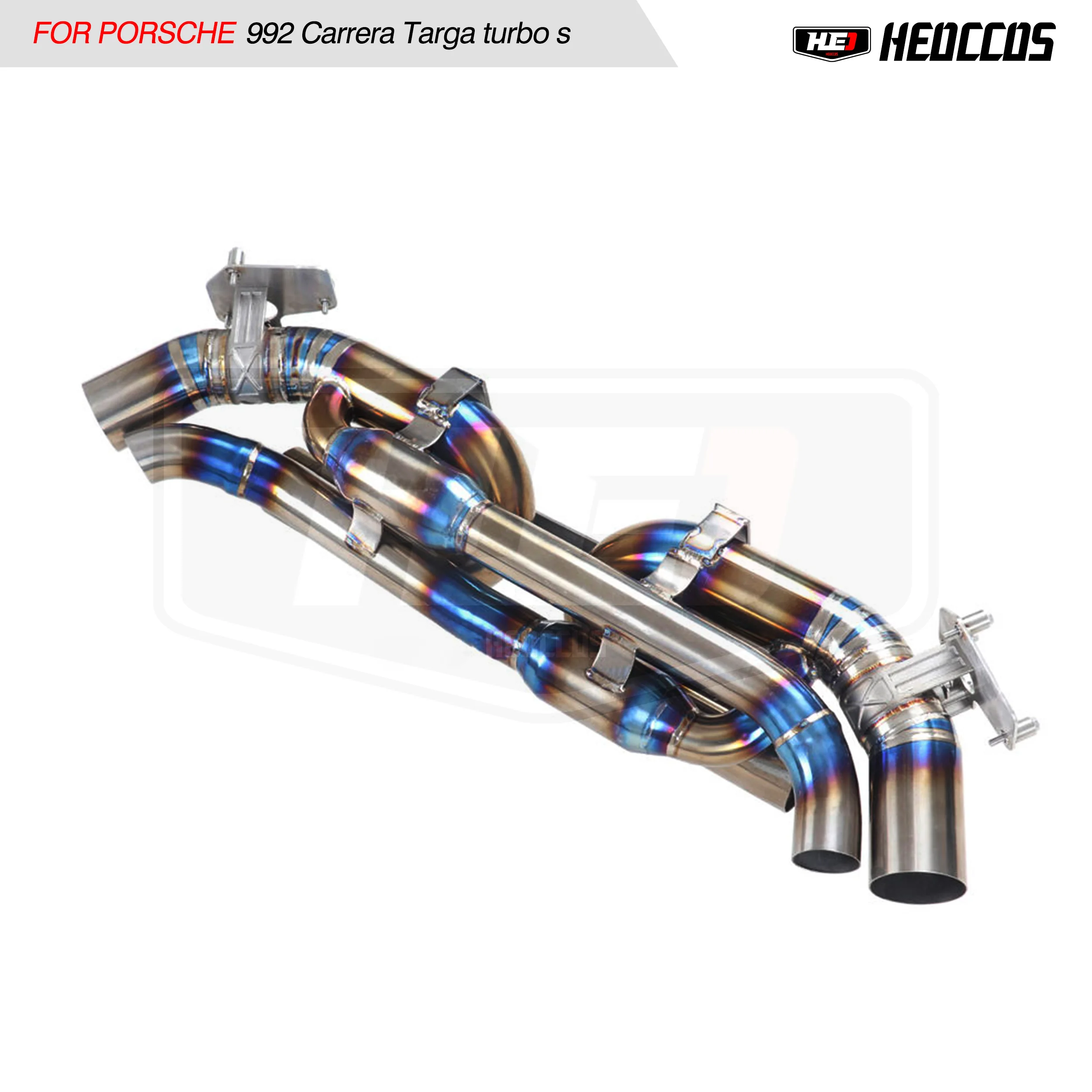 HEO Performance titanium exhaust catback system for Porsche 911 992 Carrera Targa turbo s catback car exhaust pipe