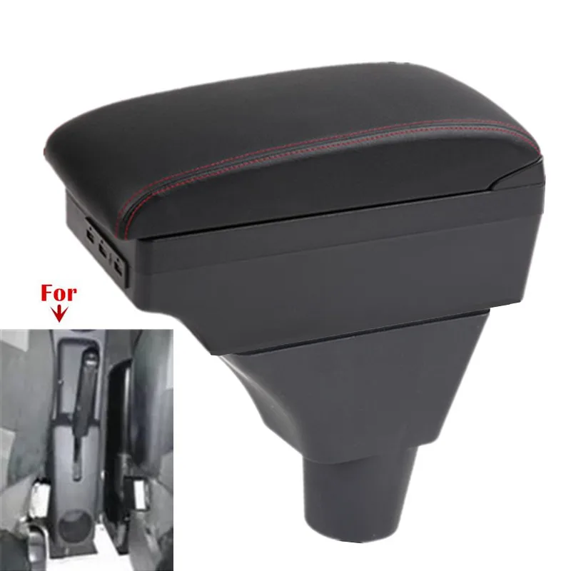 For Citroen Berlingo Car Armrest Box for Citroen Berlingo Central Center Storage Box with USB Port Retrofit Car Accessories