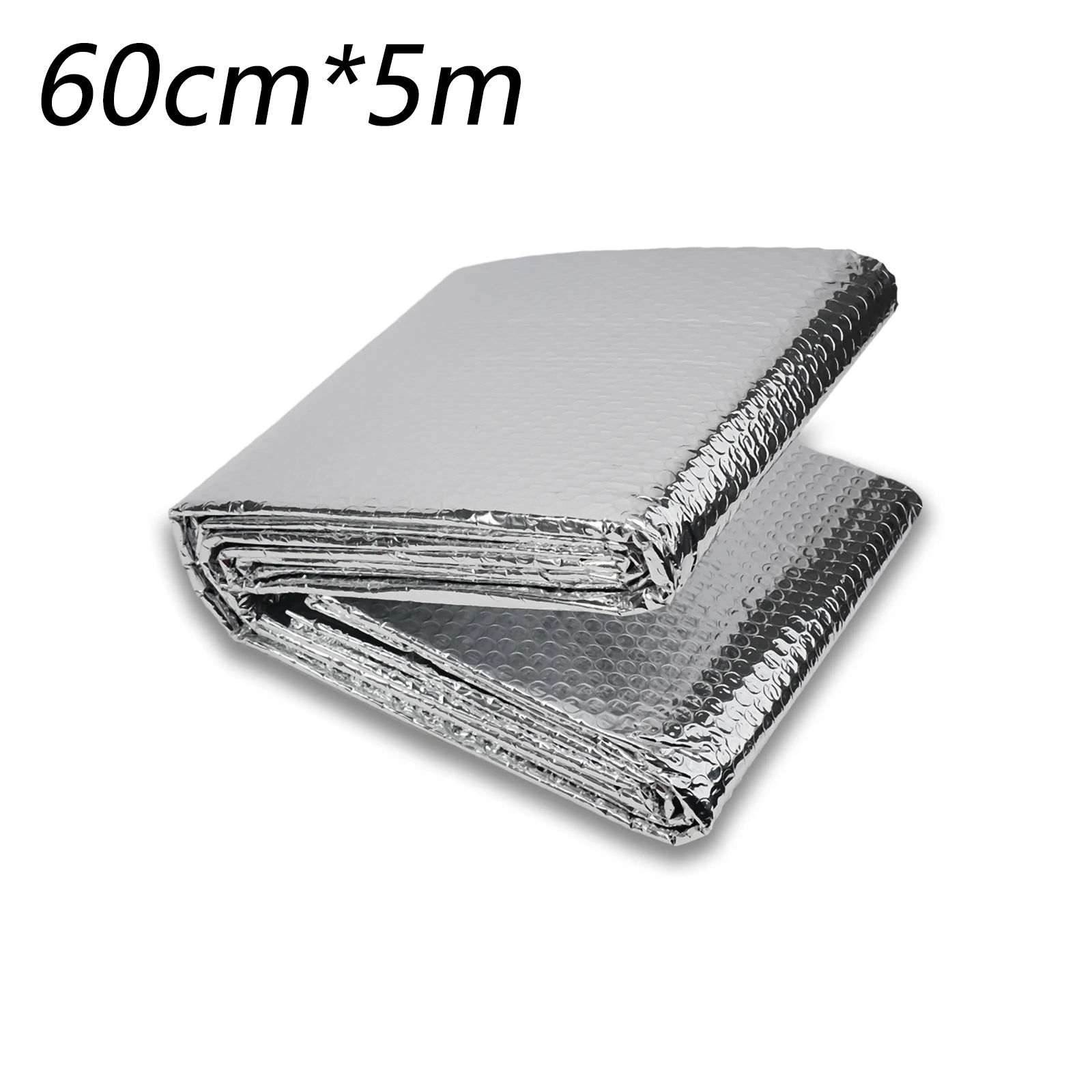 

1pcs 60cmx5m Radiator Heat Reflector Back Foil Heat Reflective Heat Energy Saving Film Pad Aluminum Film With Sticker Heat Parts