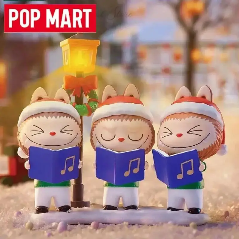 

POP MART Labubu The Monsters Let's Christmas Series Mystery Box Guess Bag Toys Doll Cute Anime Figure Desktop Ornaments