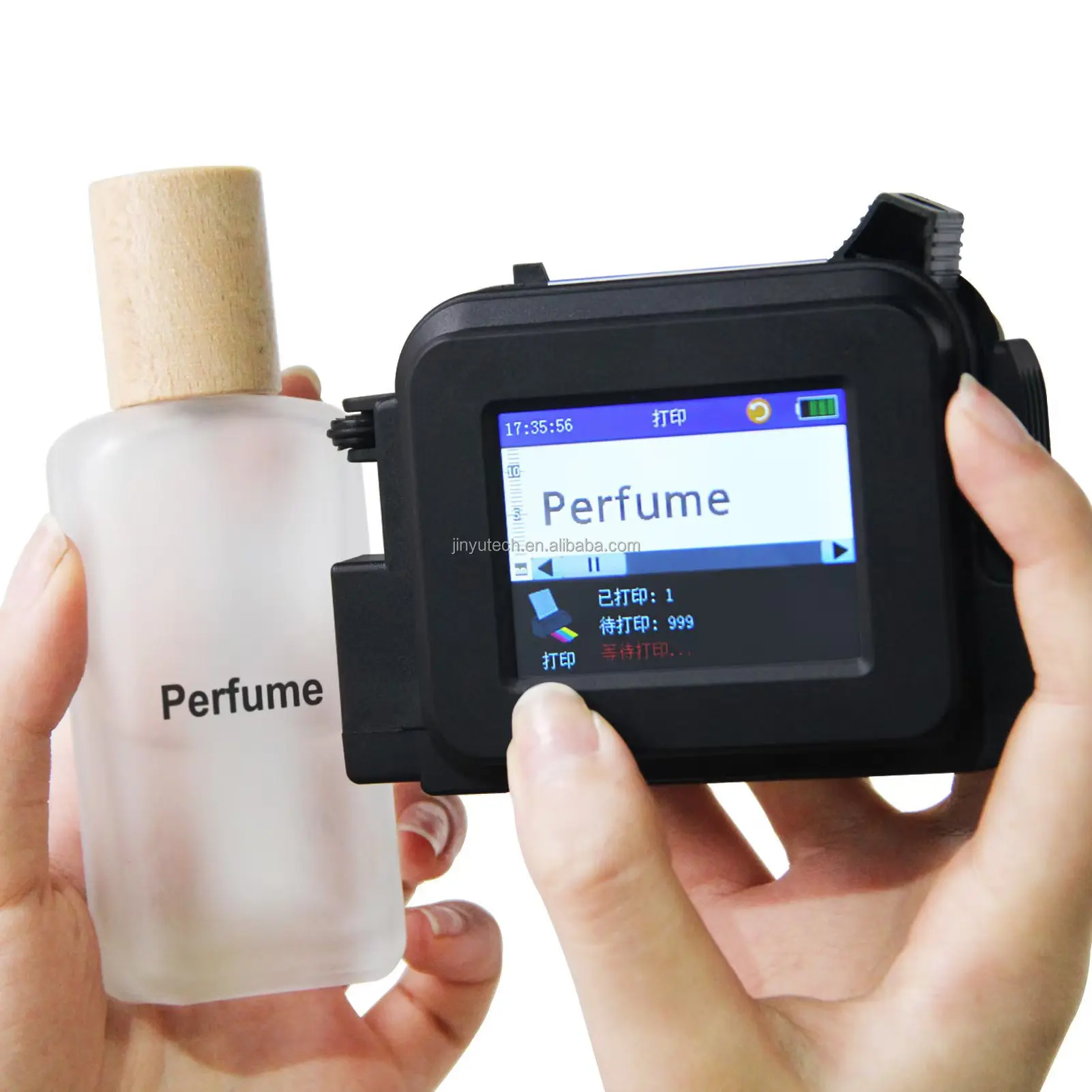 Portable Handheld Inkjet Printing Machine Date Serial Number Batch Code Stamp Making Machine for Small Business