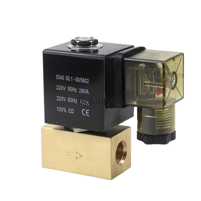 Two-Position Two-Way High Pressure Solenoid Valve JT22-02 04 Normally Closed Pressure-Resistant 8mpa Water Valve