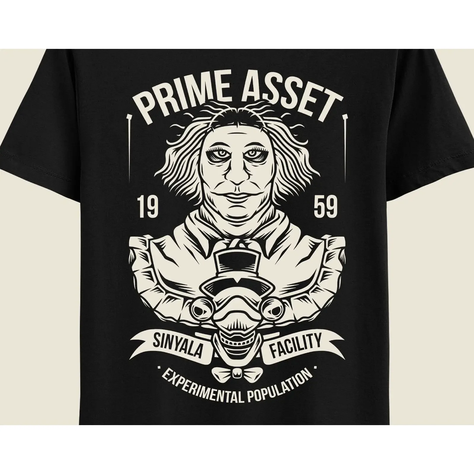 The Outlast Trials Prime Asset T Shirt Mother Gooseberry Sinyala Facility Experimental Population 1959  vintage Washed Soft
