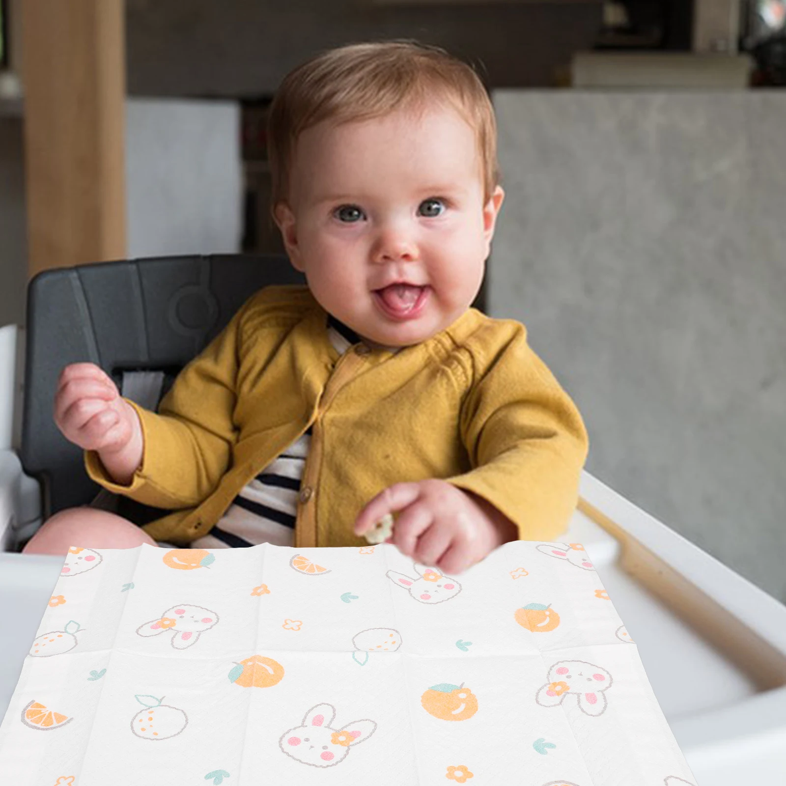 10 Uds. Manteles Individuales de papel de viaje para bebés, manteles individuales plegables para niños, manteles individuales para bebés, manteles de mesa para niños pequeños, papel de comedor