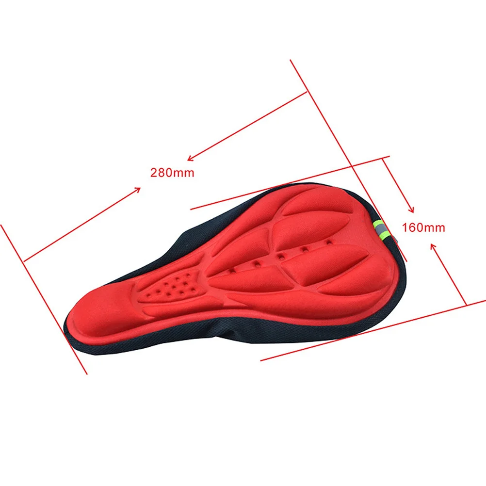 2pcs Bike Seat Cover 3D Gel Saddle Pad Black Non-Slip Breathable For Mountain Road Folding Bikes Long Ride Comfort