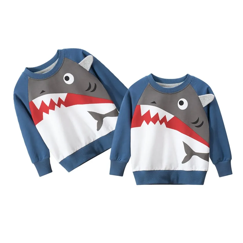 

Spring and Fall Clothes for Kids Toddler Boy Clothing Cute Sweatshirt Long Sleeve Fashion Tops