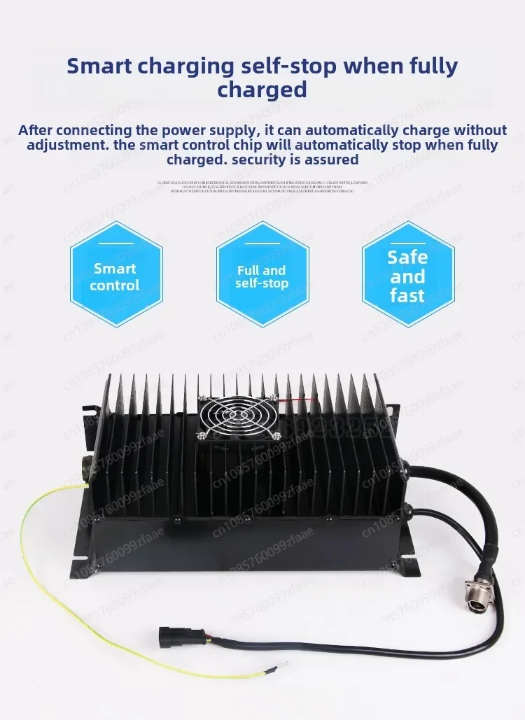 Dual Voltage 80V 100V Smart Charger for Zhidou ZD301 D2S, IP67 Waterproof EV Charger for ZD2015D1 New Energy Vehicle