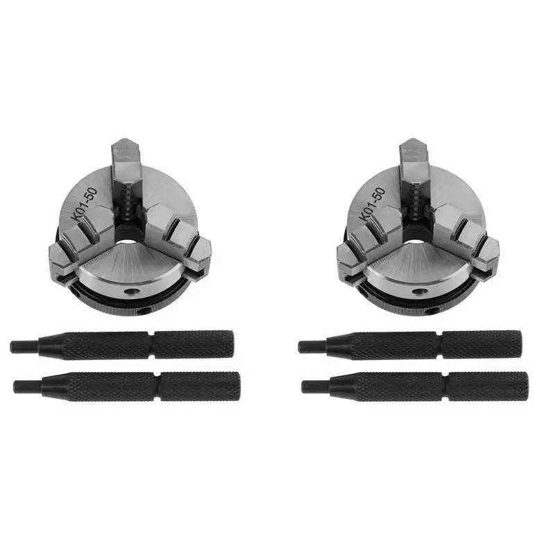 

SEWS-2X Lathe Chuck K01 50 Self-Centering Mini Lathe Chuck 3 Jaw Wood Lathe Tool