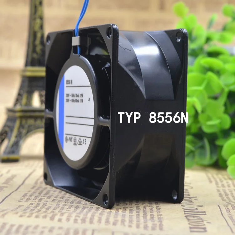 

1PCS AND High temperature resistance fan AC230V flow fan 8cm 80x80x38mm TYP 8556N All metal fan