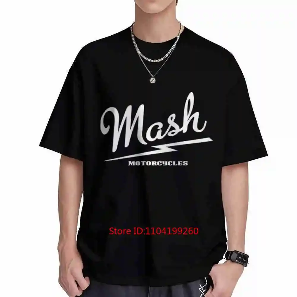 Mash Motorcycles Short Sleeve Tee 100% Cotton T-Shirt