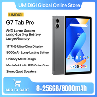 UMIDIGI G7 Tab Pro,11” FHD Android 13 Tablet,8000mAh Battery,Helio G99,16GB RAM(8+8GB),256GB ROM,13MP Rear Camera,Gaming Tablet