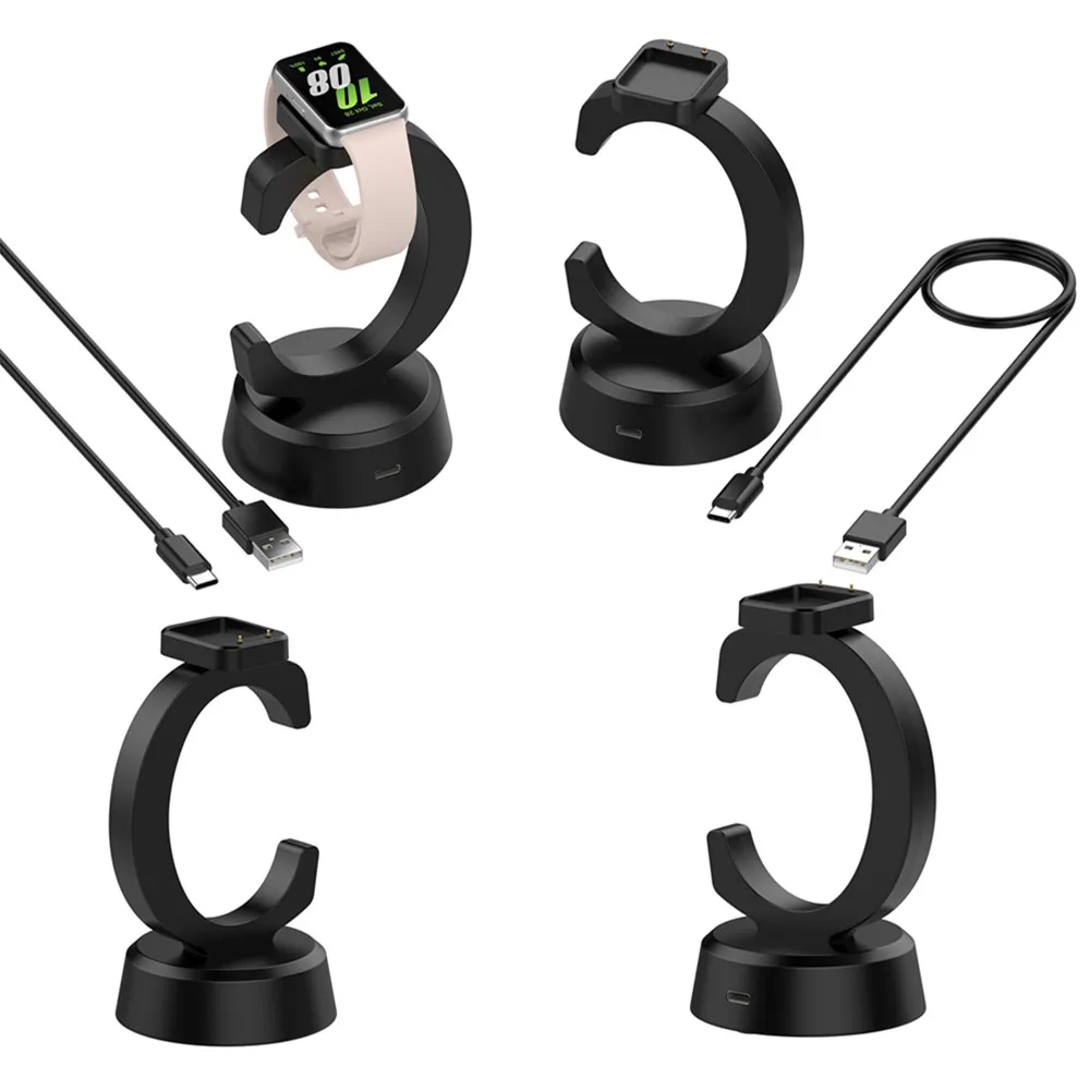 Fast Charging Dock Charger Cradle for Honor Watch Fit USB Charger Stand Wired Cable Smart Watch Accessories C-shaped charging br