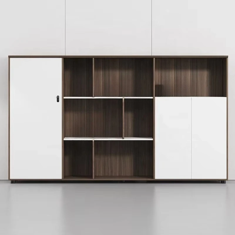 

Европейский современный дизайнерский деревянный шкаф для хранения документов и файлов для руководителя/генерального директора, большой, с боковыми секциями